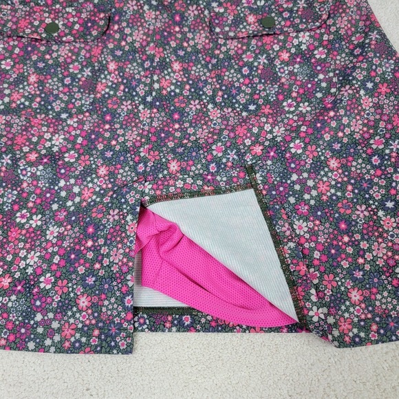 Krimson Klover Women's M Hillside Blooms Kerry Hiking Golf Casual Skirt Skort - Picture 9 of 15